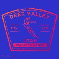 Deer Valley Utah Snow Skiing Gift T-Shirt thumb 7