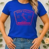 Deer Valley Utah Snow Skiing Gift Women's T-Shirt thumb 2