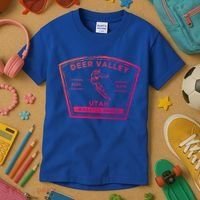 Deer Valley Utah Snow Skiing Gift Kids T-Shirt thumb 3