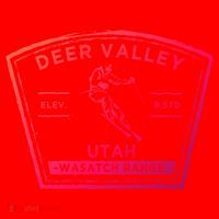 Deer Valley Utah Snow Skiing Gift Santa Hat thumb 1
