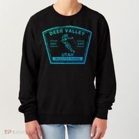 Deer Valley Utah Snow Skiing Gift Women's Sweatshirt thumb 0