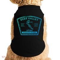 Deer Valley Utah Snow Skiing Gift Doggie Tank thumb 0