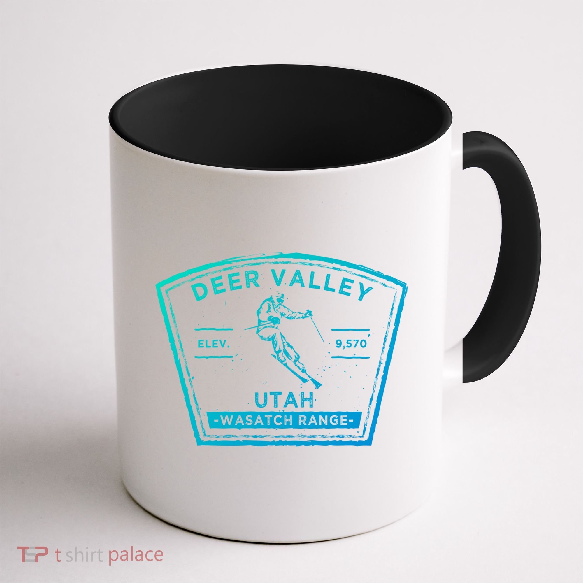 Deer Valley Utah Snow Skiing Gift Coffee Mug