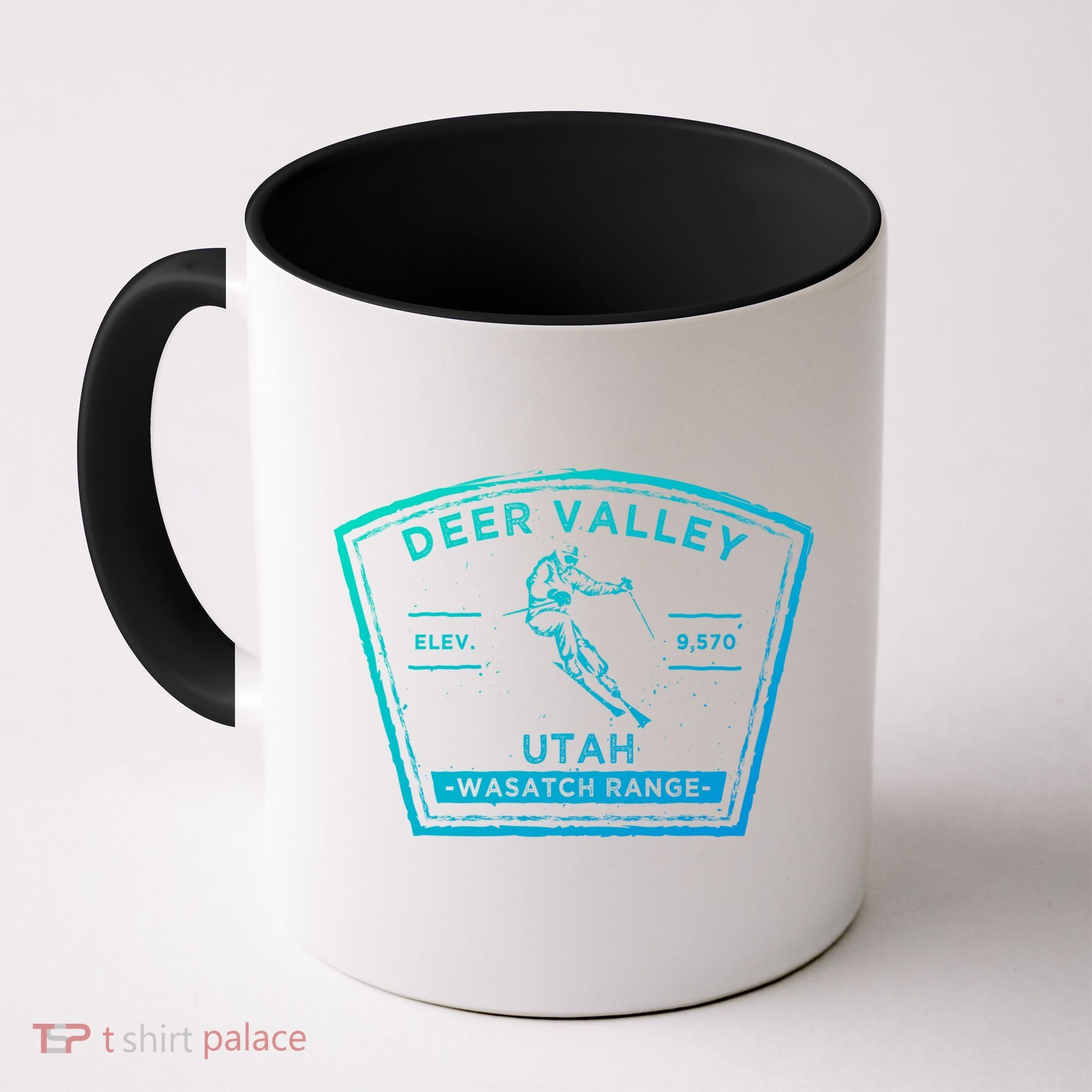 Deer Valley Utah Snow Skiing Gift Coffee Mug