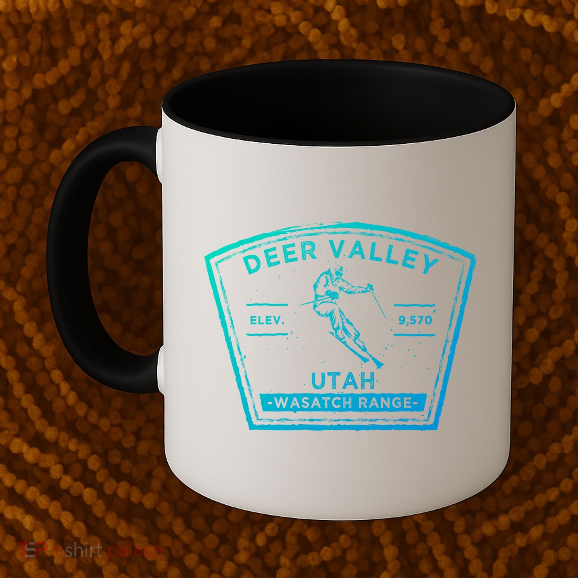 Deer Valley Utah Snow Skiing Gift Coffee Mug