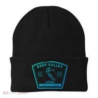 Deer Valley Utah Snow Skiing Gift Beanie thumb 0