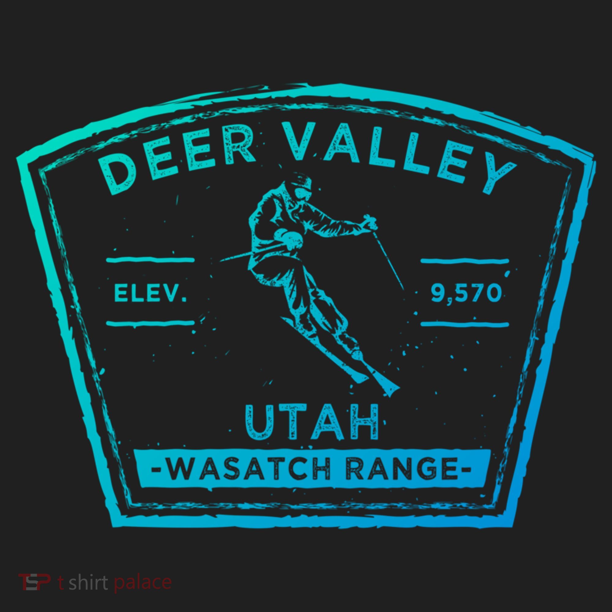 Deer Valley Utah Snow Skiing Gift Beanie