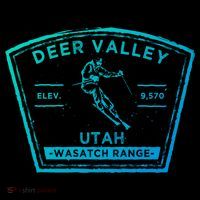 Deer Valley Utah Snow Skiing Gift Women's Hoodie thumb 2