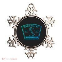 Deer Valley Utah Snow Skiing Gift Ornament thumb 0