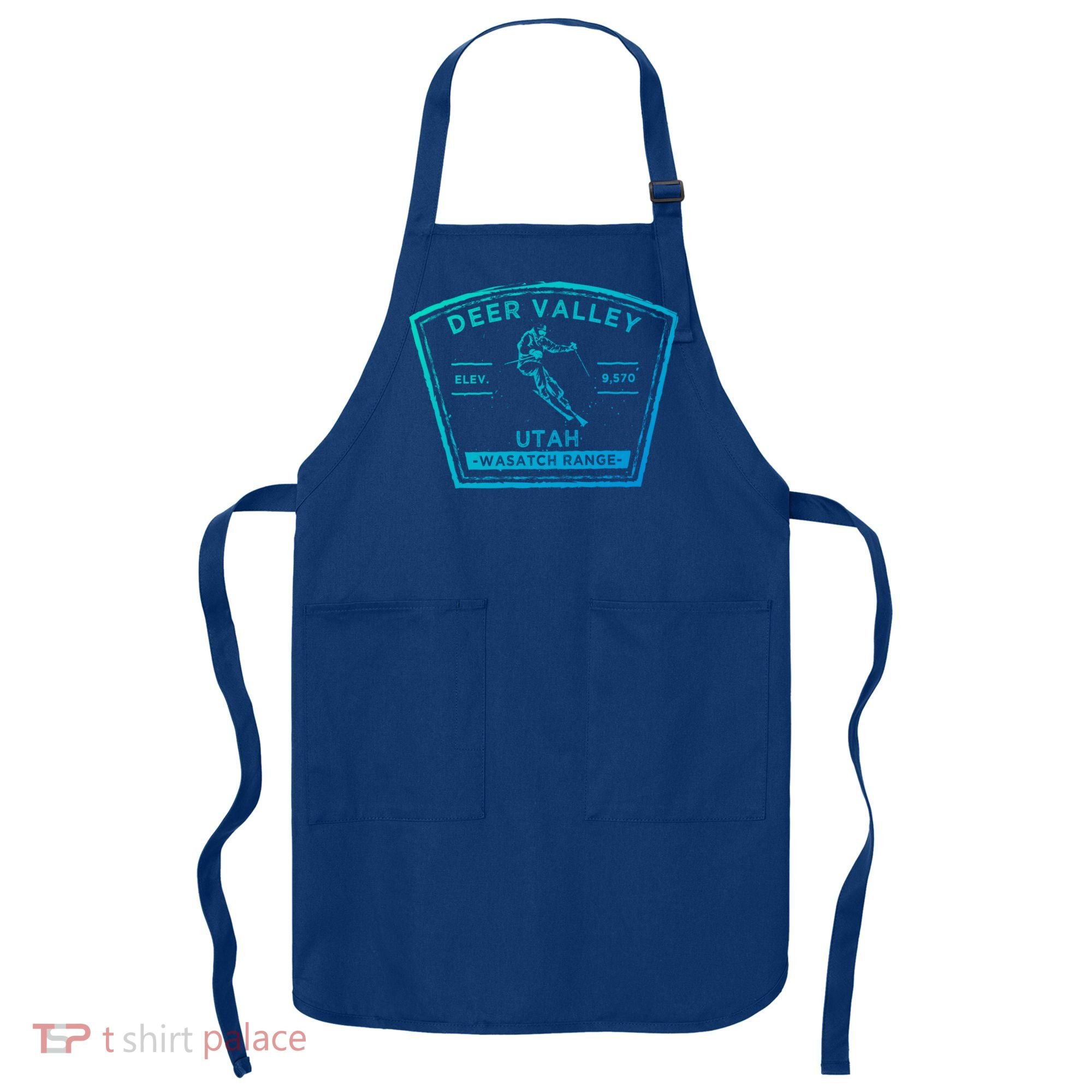 Deer Valley Utah Snow Skiing Gift Apron