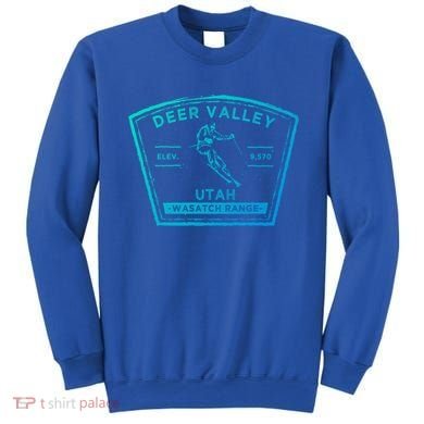 Deer Valley Utah Snow Skiing Gift Sweatshirt