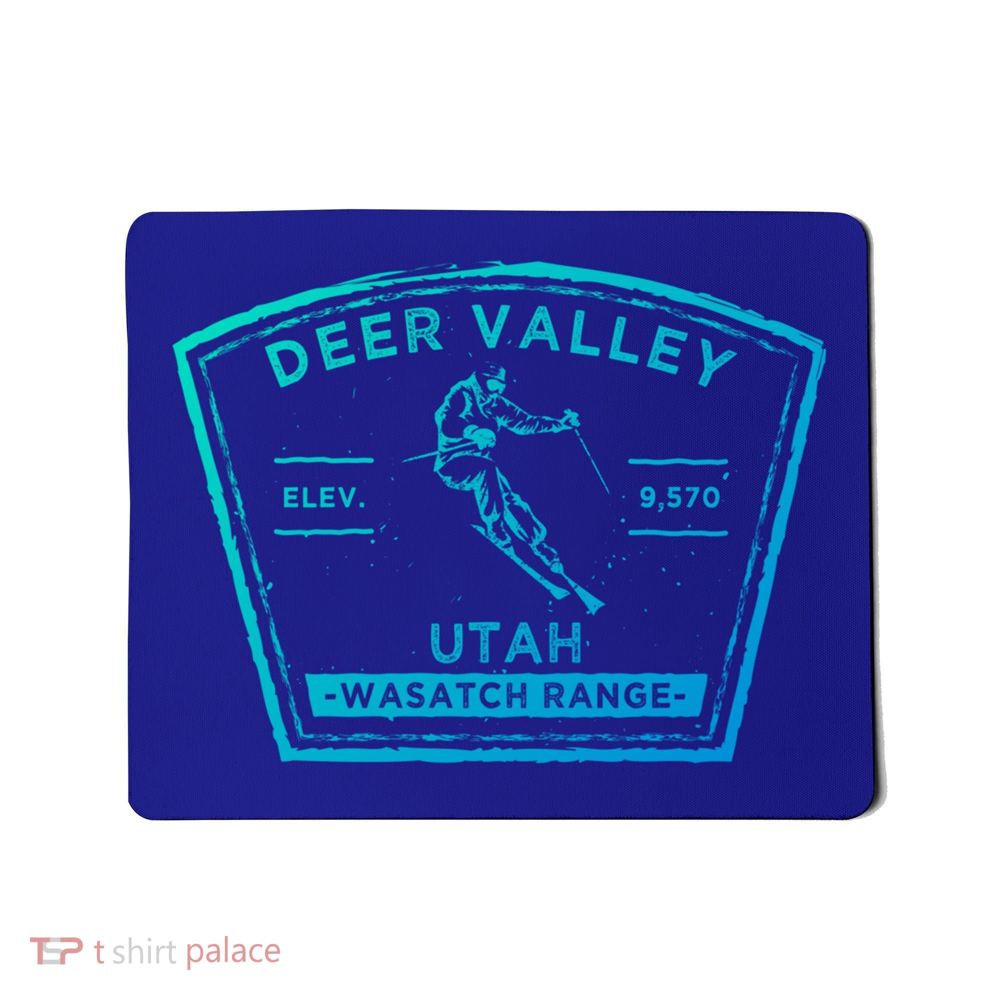 Deer Valley Utah Snow Skiing Gift Mousepad