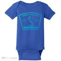 Deer Valley Utah Snow Skiing Gift Baby Bodysuit thumb 0