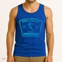 Deer Valley Utah Snow Skiing Gift Tank Top thumb 3