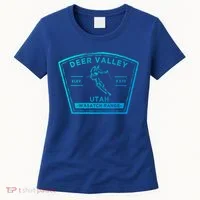 Deer Valley Utah Snow Skiing Gift Women's T-Shirt thumb 0