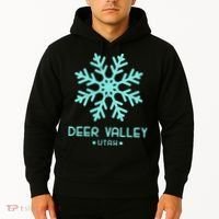 Deer Valley Utah Skiing Hoodie thumb 2