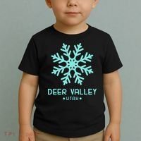 Deer Valley Utah Skiing Toddler T-Shirt thumb 2