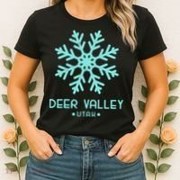 Deer Valley Utah Skiing Women's T-Shirt thumb 2