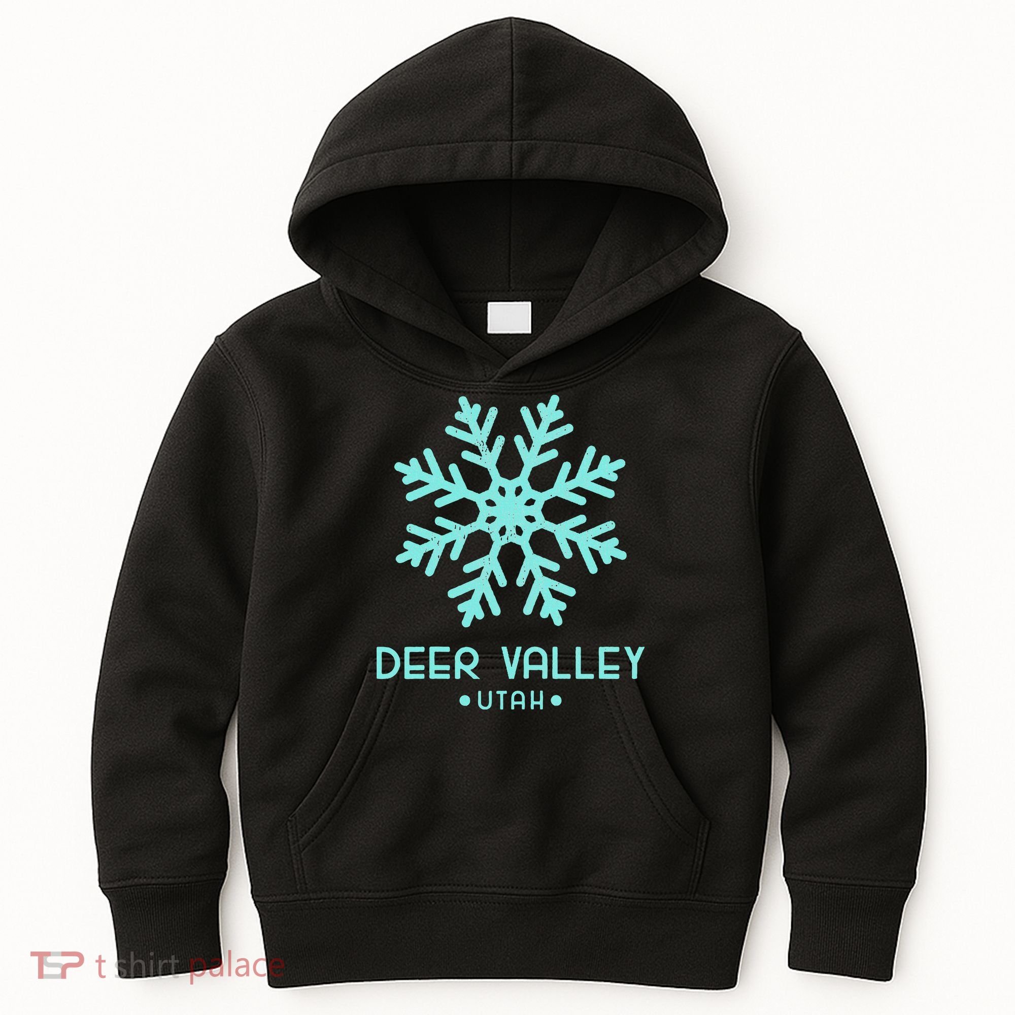 Deer Valley Utah Skiing Kids Hoodie