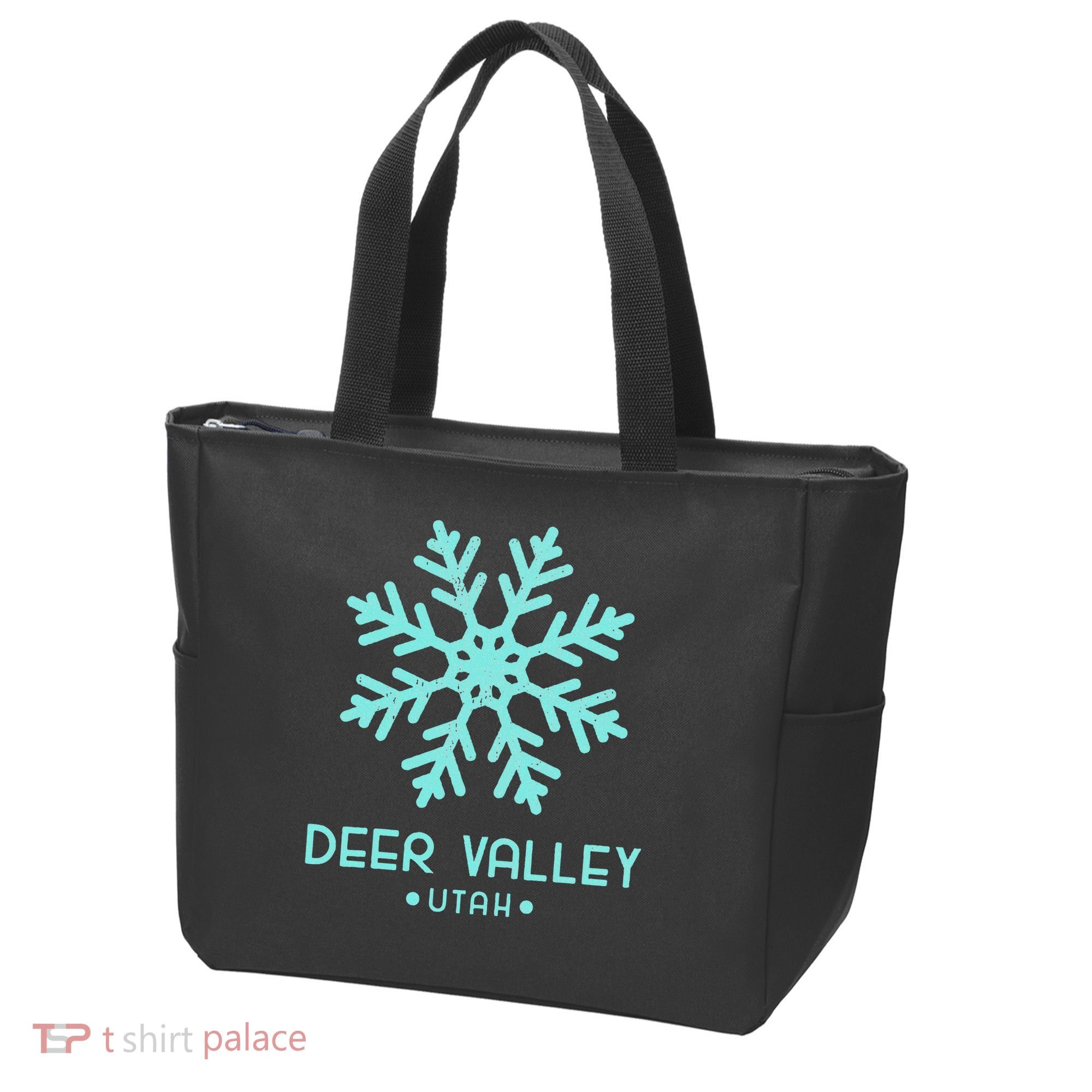 Deer Valley Utah Skiing Tote Bag