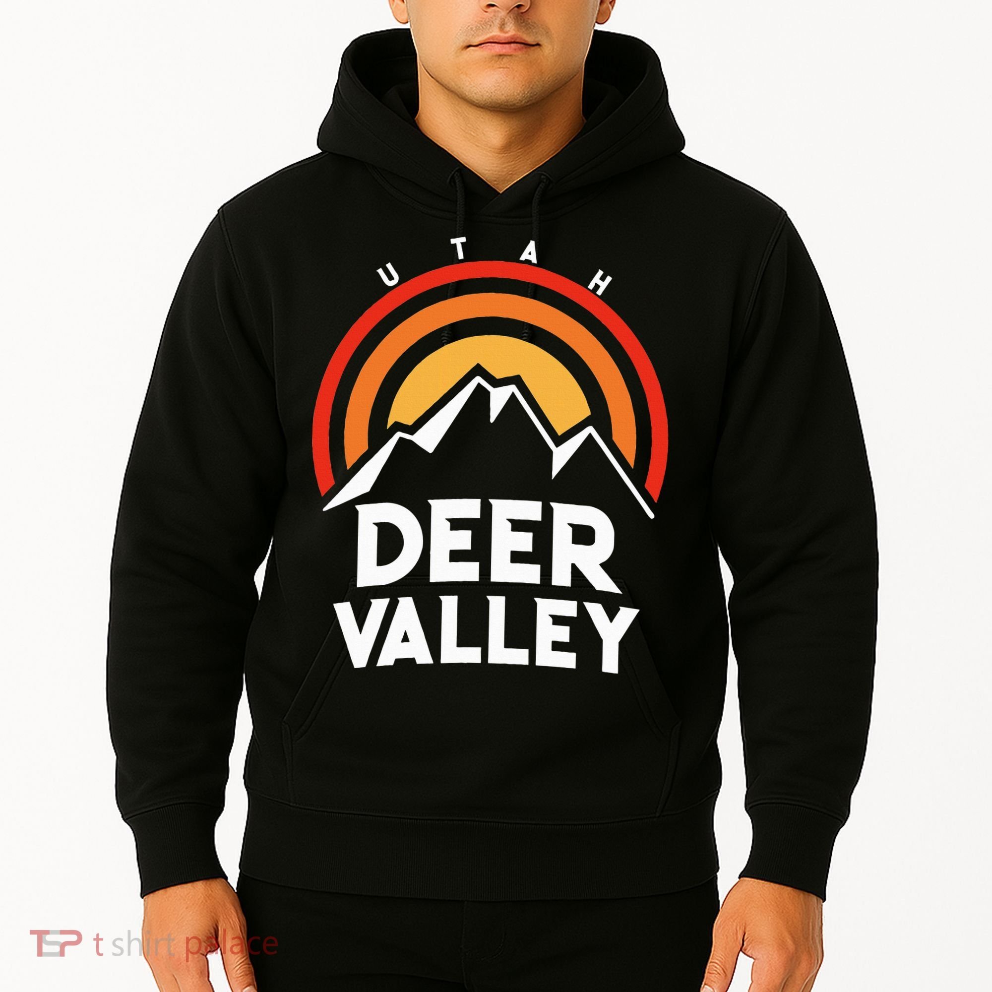 Deer Valley Utah Retro Hoodie