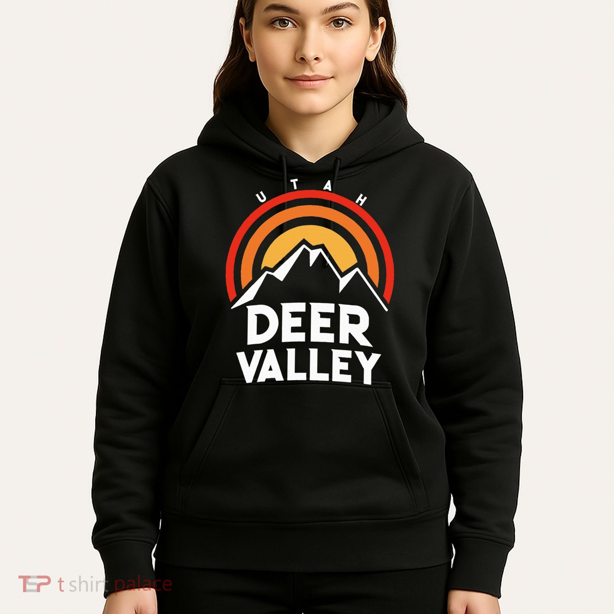 Deer Valley Utah Retro Hoodie