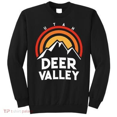 Deer Valley Utah Retro Sweatshirt