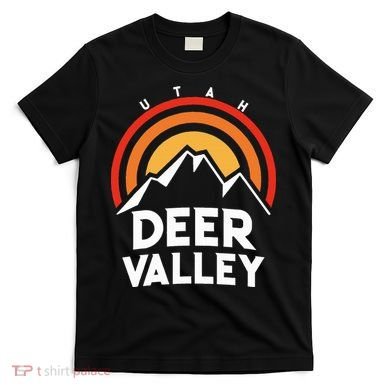 Deer Valley Utah Retro T-Shirt