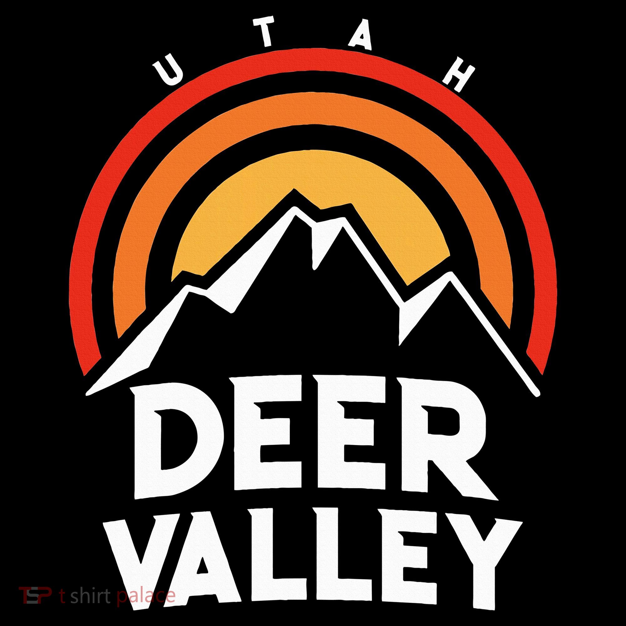 Deer Valley Utah Retro Women's Hoodie