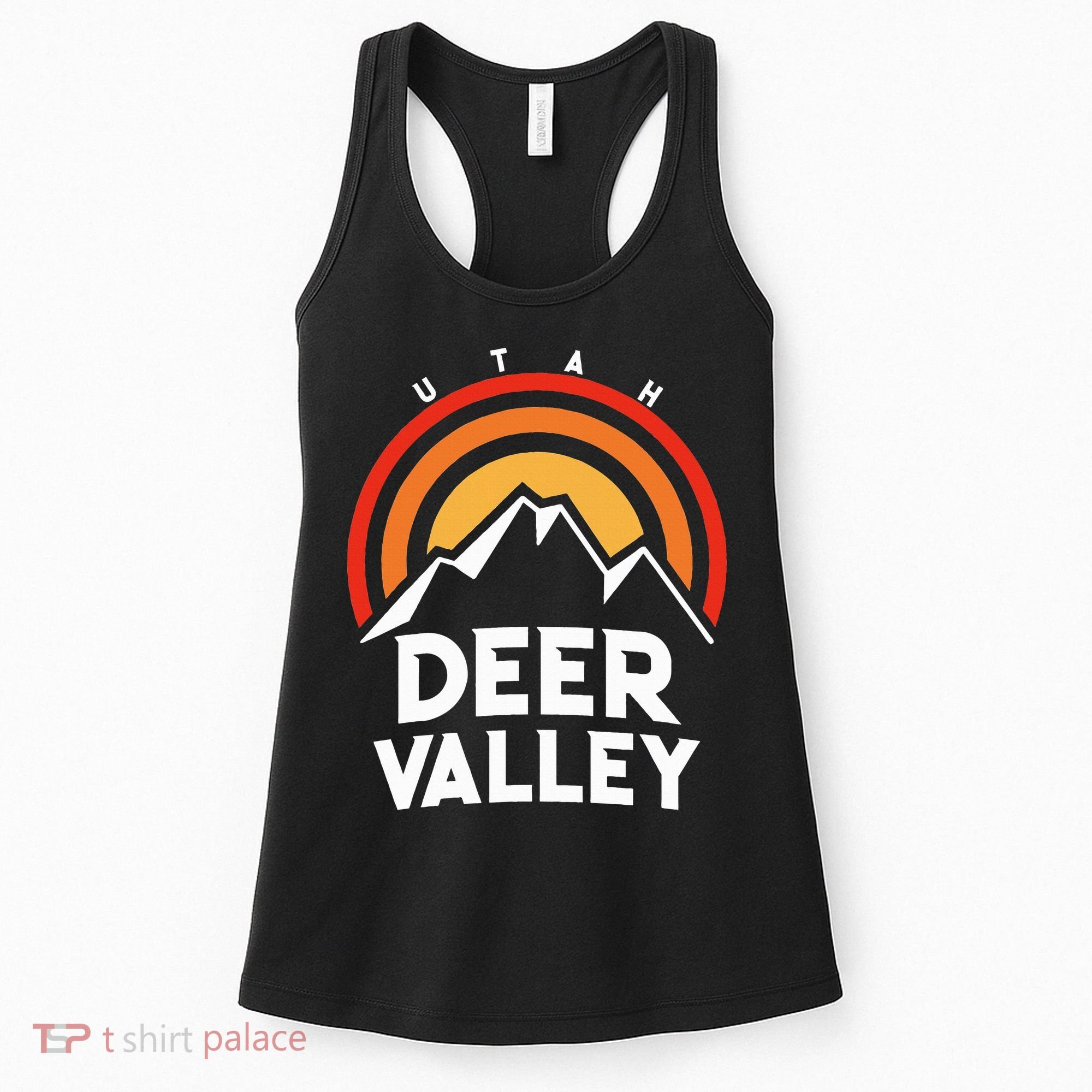 Deer Valley Utah Retro Women's Tank Top
