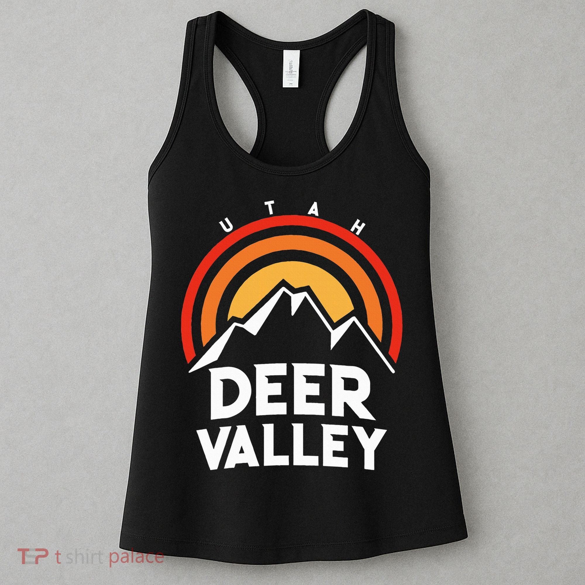 Deer Valley Utah Retro Women's Tank Top