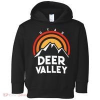 Deer Valley Utah Retro Toddler Hoodie thumb 0