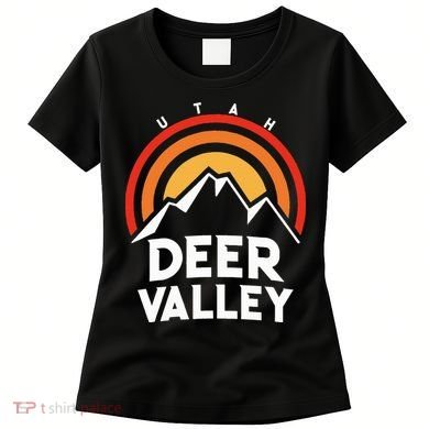 Deer Valley Utah Retro Women's T-Shirt