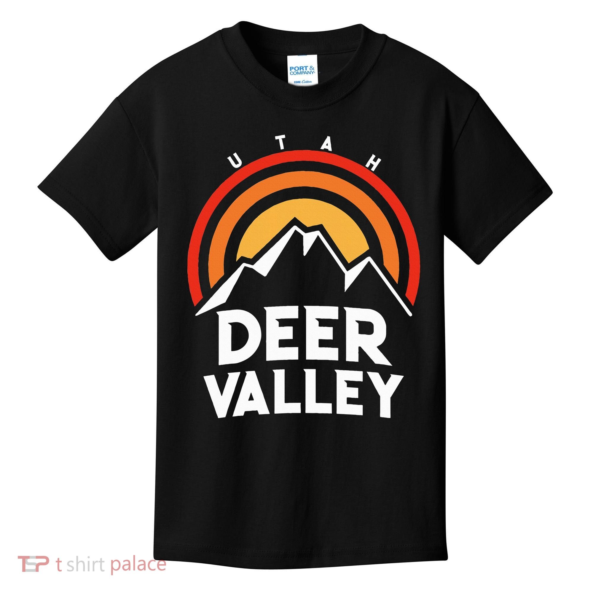 Deer Valley Utah Retro Kids T-Shirt