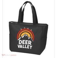 Deer Valley Utah Retro Tote Bag thumb 3