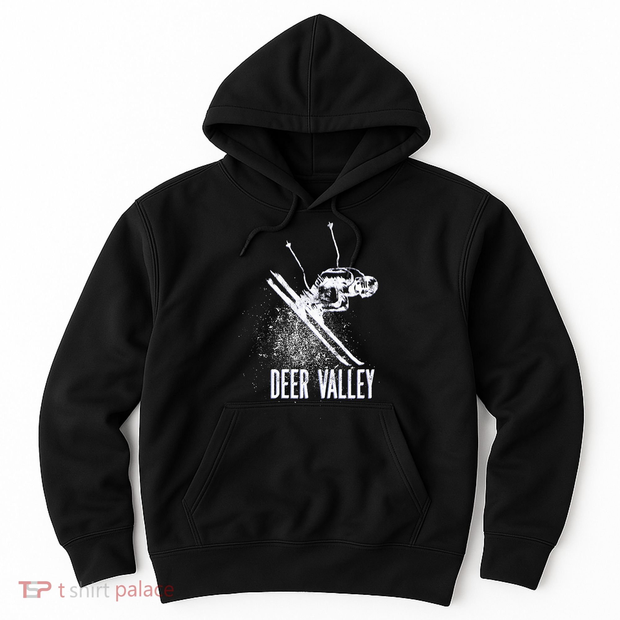 Deer Valley Utah Ski Resort Downhill Skier Hoodie