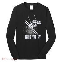 Deer Valley Utah Ski Resort Downhill Skier Long Sleeve Shirt thumb 0
