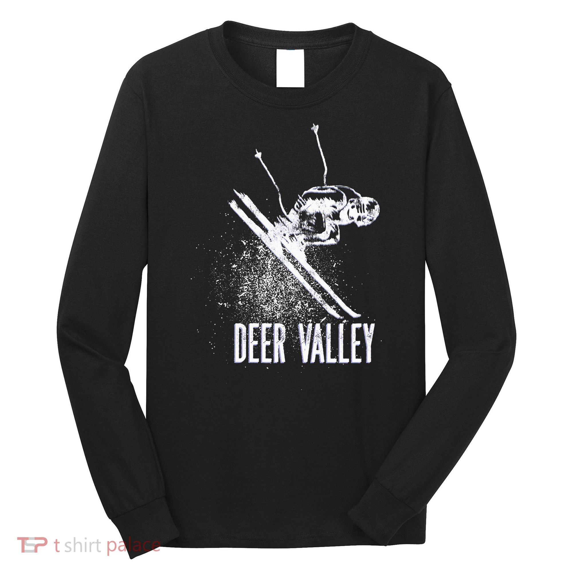 Deer Valley Utah Ski Resort Downhill Skier Long Sleeve Shirt