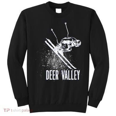 Deer Valley Utah Ski Resort Downhill Skier Sweatshirt