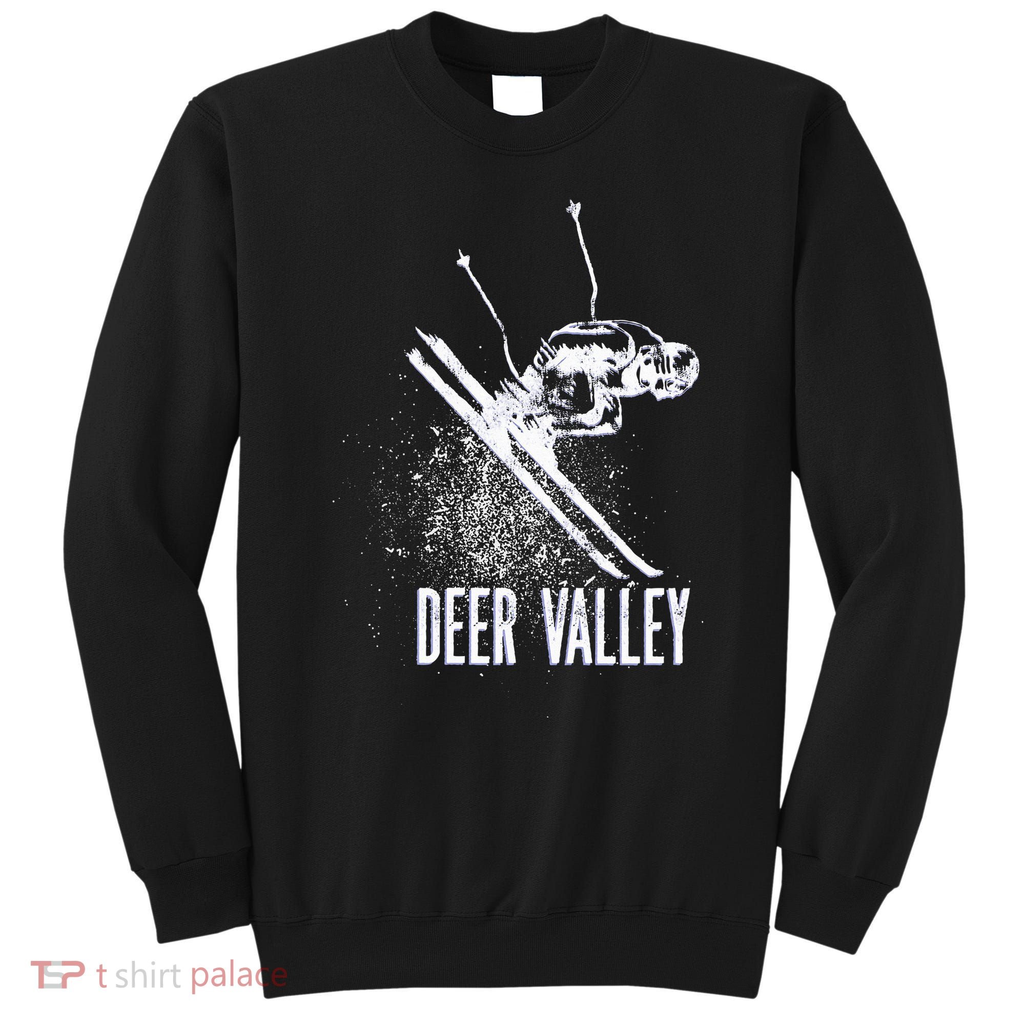 Deer Valley Utah Ski Resort Downhill Skier Sweatshirt