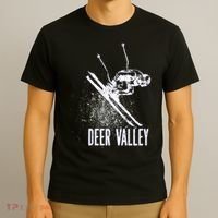 Deer Valley Utah Ski Resort Downhill Skier T-Shirt thumb 3