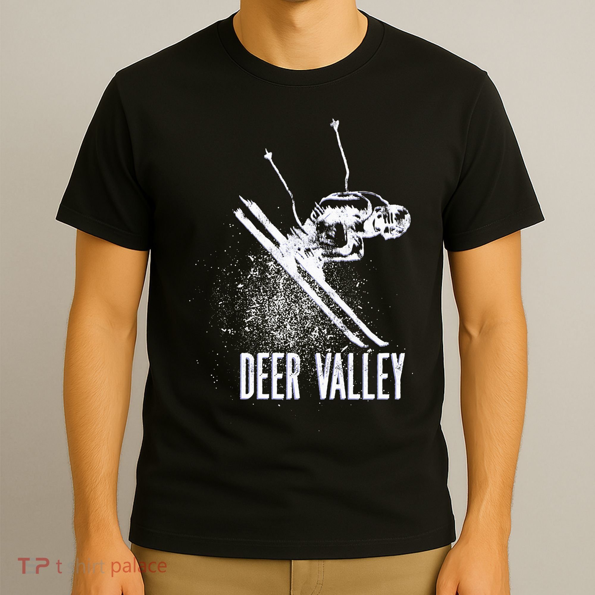 Deer Valley Utah Ski Resort Downhill Skier T-Shirt
