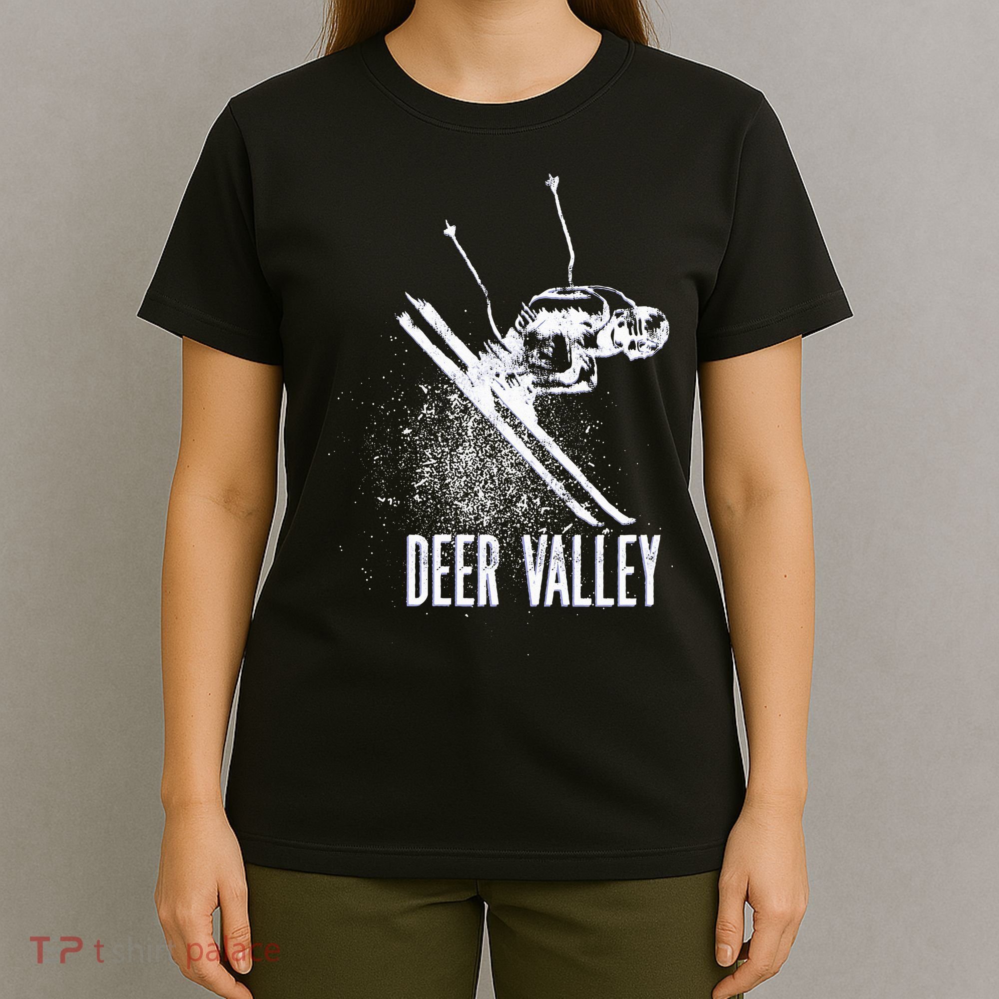 Deer Valley Utah Ski Resort Downhill Skier T-Shirt