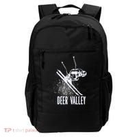 Deer Valley Utah Ski Resort Downhill Skier Backpack thumb 0