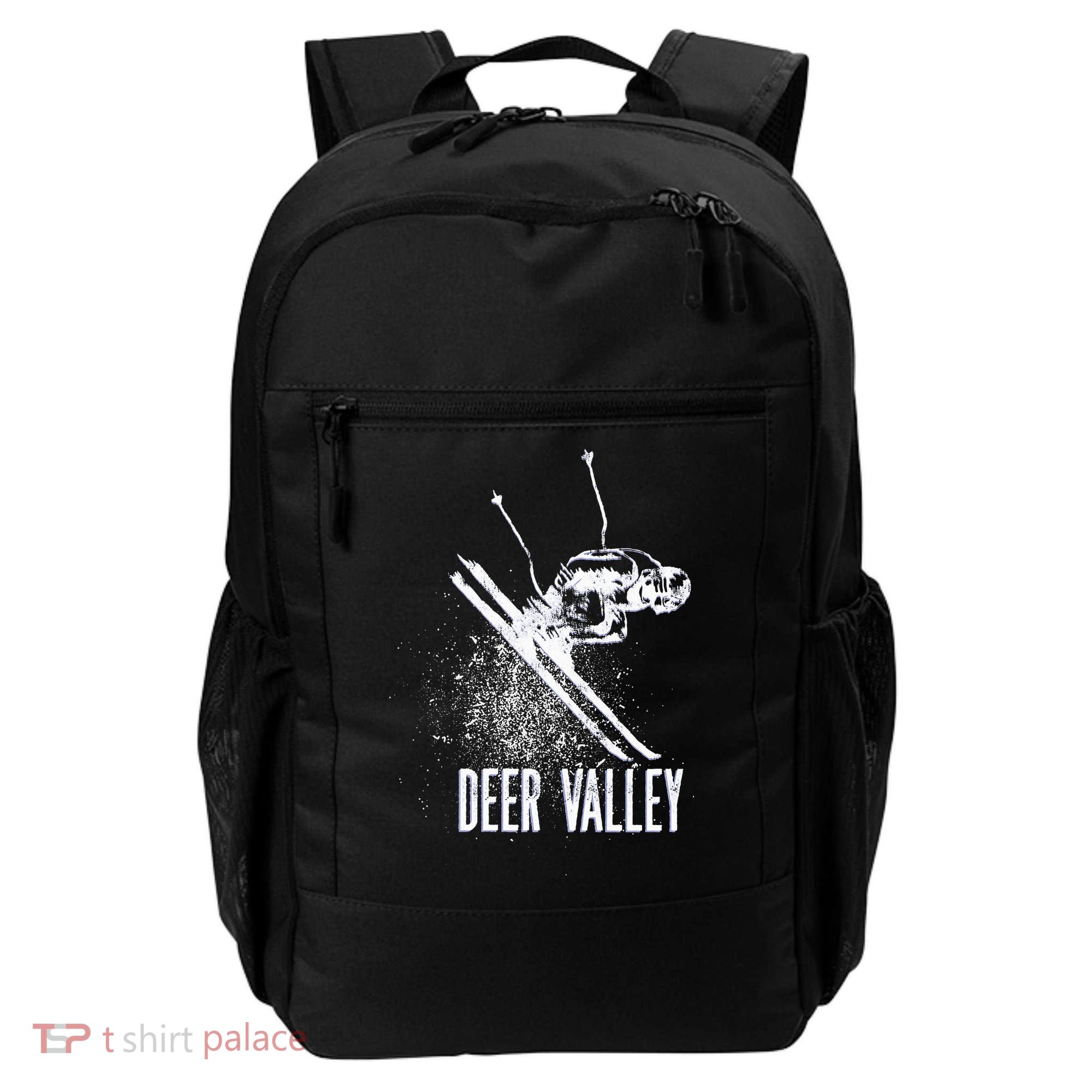 Deer Valley Utah Ski Resort Downhill Skier Backpack