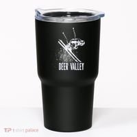 Deer Valley Utah Ski Resort Downhill Skier Tumbler thumb 0
