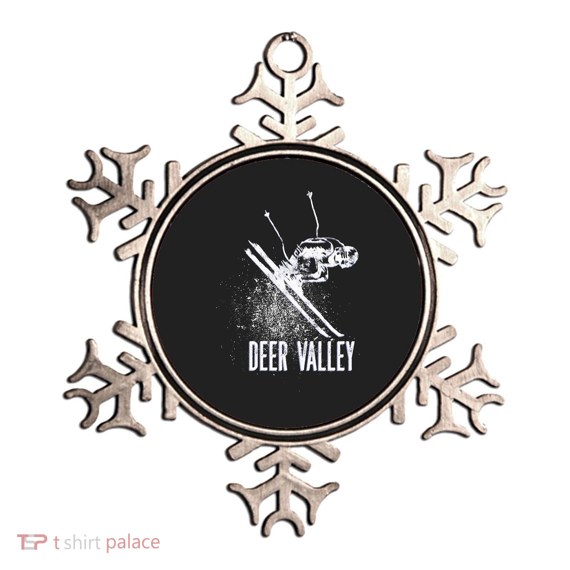 Deer Valley Utah Ski Resort Downhill Skier Ornament