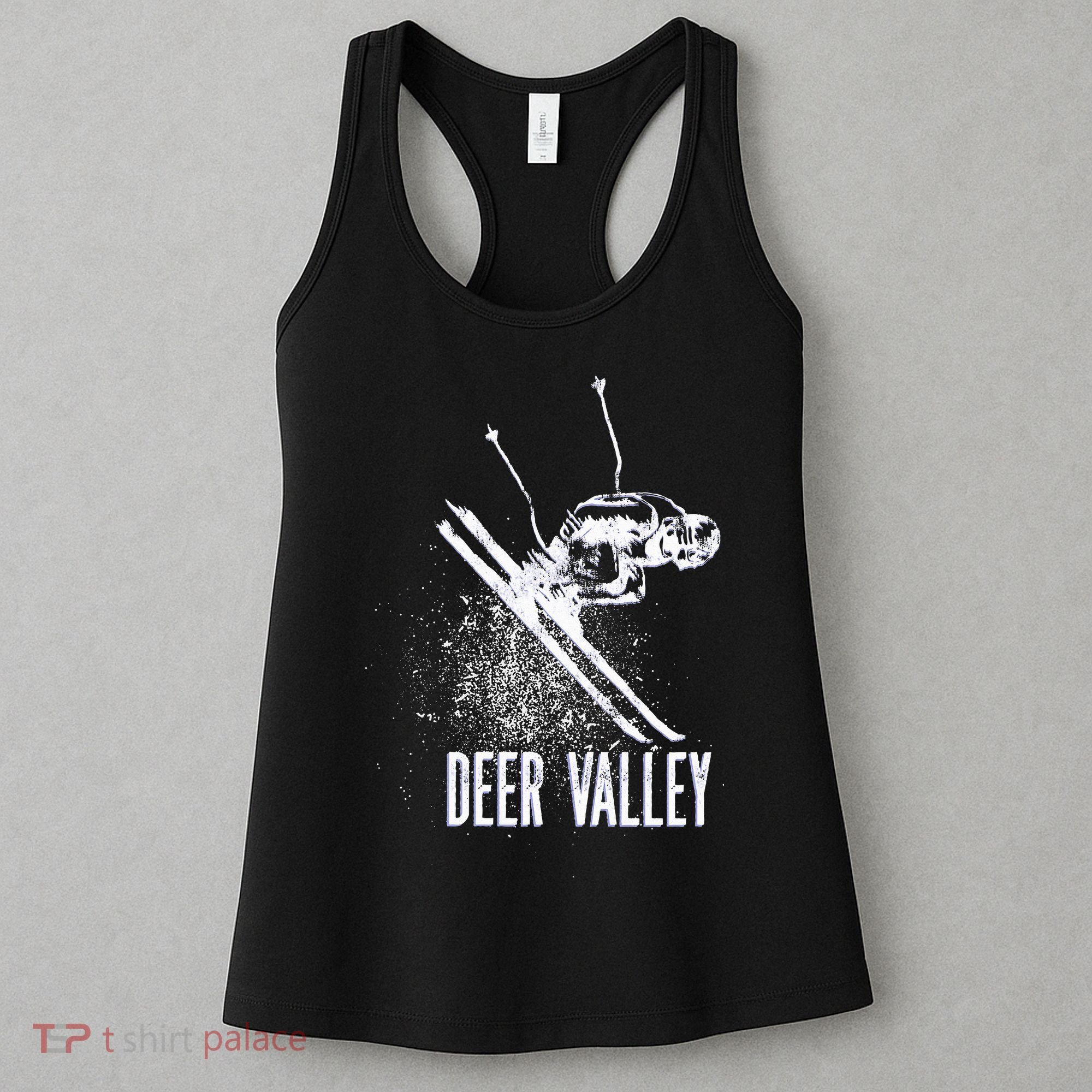Deer Valley Utah Ski Resort Downhill Skier Women's Tank Top