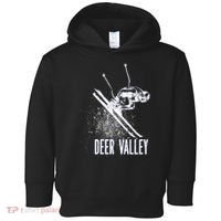 Deer Valley Utah Ski Resort Downhill Skier Toddler Hoodie thumb 0