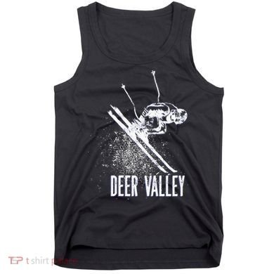 Deer Valley Utah Ski Resort Downhill Skier Tank Top